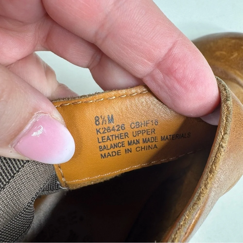 Kork-ease Velma Brown Leather Ankle Boots Size 8.5‎